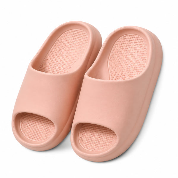 All Wear Platform Cloud Slides | Ultra-Comfortable EVA Slippers for Women - Pink - All Wear